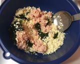 犬ごはん・ツナおからわかめバーグ作り方1写真
