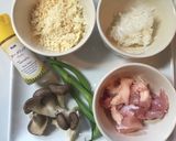 犬ごはん・肝臓にも良いカレー風味炒飯作り方1写真