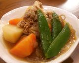 豚肉じゃが味噌スープ？作り方9写真