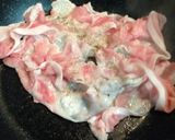 簡単！薄切り肉で！豚の生姜焼き作り方2写真