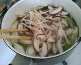 もやし　椎茸　ナンプラーの　スープ！　作り方3写真