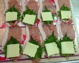 紫蘇好きのための豚の紫蘇チーズ巻作り方1写真