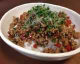 簡単♪ 肉みそどんぶり作り方5写真