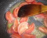 トマトと水菜の卵炒め作り方3写真