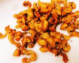 カリカリ鶏皮ときのこの和え物作り方4写真