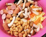 野菜たっぷり簡単トマトスープ＊作り方1写真
