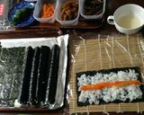 おひな祭りに☆五色お花の太巻き作り方14写真
