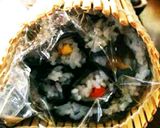 おひな祭りに☆五色お花の太巻き作り方32写真