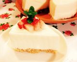 ヨーグルトのレアチーズケーキ作り方8写真