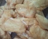 お餅の巾着鍋、すき焼き風で悪くないよ！作り方1写真