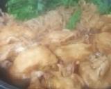 お餅の巾着鍋、すき焼き風で悪くないよ！作り方6写真