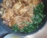 お餅の巾着鍋、すき焼き風で悪くないよ！作り方7写真