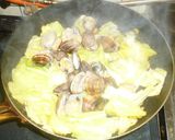 パパのサワーキャベツとアサリの酒蒸し作り方4写真