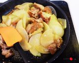 モチッとシャッキッと大根と豚で味噌炒め☆作り方4写真