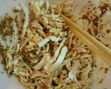鶏むね肉とほうれん草のゴマ和え★+スープ作り方11写真