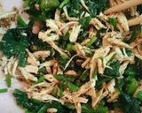 鶏むね肉とほうれん草のゴマ和え★+スープ作り方12写真