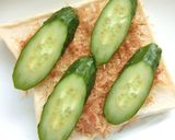食感ｲｲﾈ✼胡瓜×天かすの和トースト作り方2写真