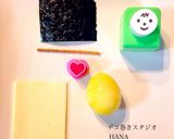 簡単ミニキャラおかず『みつばち』作り方1写真