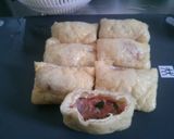 肉詰め油あげのパリパリ焼き作り方5写真