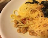 混ぜるだけ!納豆パスタにめんたすこ★作り方5写真