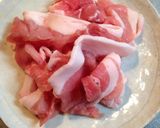 豚こま肉じゃが作り方1写真