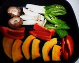 簡単◎グリル野菜の煮浸し作り方1写真