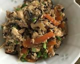 栄養満点！豚そぼろの甘辛炒り豆腐作り方8写真