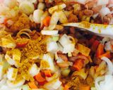 カレー味☆納豆かき揚げ作り方1写真