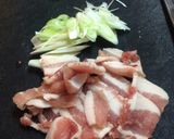 *5分de美味しい豚バラ丼*作り方1写真
