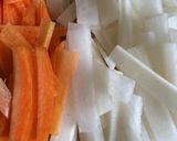 簡単モチッ♪きんぴら大根 炒めご飯作り方1写真