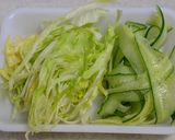 丸ちゃん正麺で簡単にごちそう冷しゃぶ中華作り方1写真