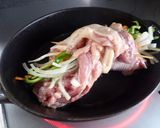 ストウブでチキンの野菜巻き作り方4写真