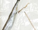 うちの☆ししゃも・小型魚❣下処理は爪楊枝作り方20写真