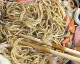焼肉のたれ入りの焼きそば作り方2写真