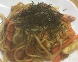 焼肉のたれ入りの焼きそば作り方3写真