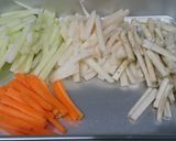 くるみと根菜のきんぴら作り方1写真