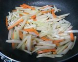 くるみと根菜のきんぴら作り方3写真