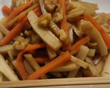 くるみと根菜のきんぴら作り方4写真