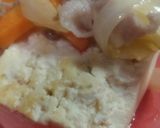 豆腐に野菜と豚小間切れのっけもり♪作り方10写真