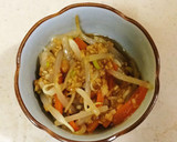 焼肉のタレで！もやしと納豆の和え物作り方7写真