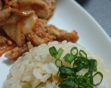 残りご飯レシピ☆炊飯器で炒飯風ご飯♪作り方4写真