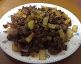 牛肉とセロリの炒め物作り方5写真