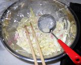 キャベツたっぷりヘルシーお好み焼き作り方1写真
