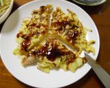 キャベツたっぷりヘルシーお好み焼き作り方5写真