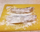 鱈のレモン風味のカレークリームソース☆作り方1写真