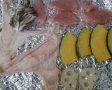 温野菜サラダ冷麺作り方1写真