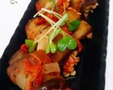 無塩料理☆えのきの茄子ロール!トマト煮込作り方6写真