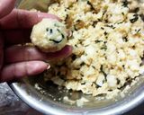 冷凍食品で！ふかふかの　揚げエビだんご作り方6写真