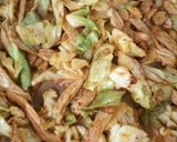 簡単☆豚キャベツとキムチ冷やし麺作り方3写真