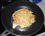 キャベツたっぷりヘルシーお好み焼き作り方3写真